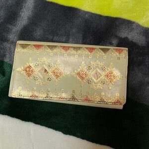 Chic Gold and Red Women's Wallet